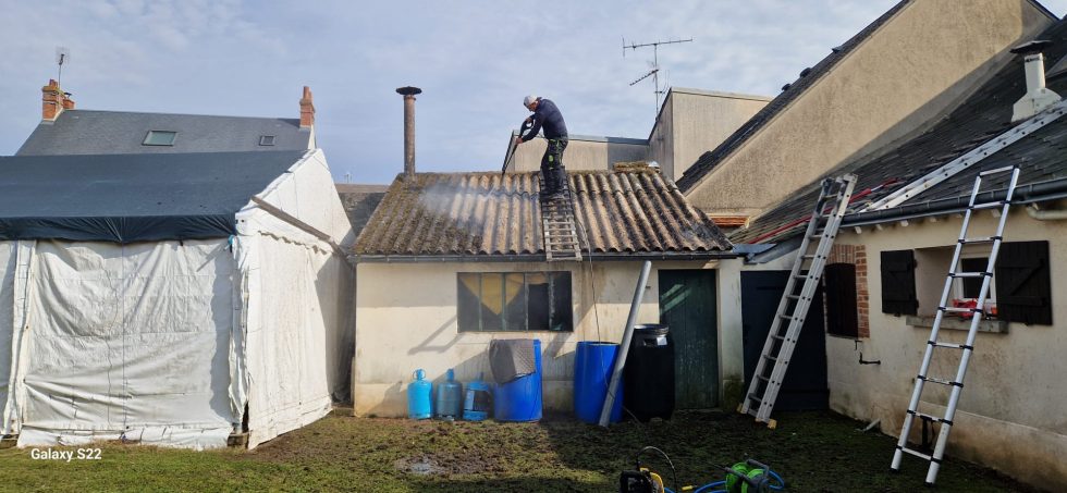 Démoussage de toiture